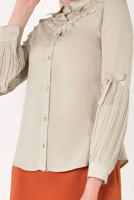 Vêtements hijab BEIGE  Chemisier T 5046