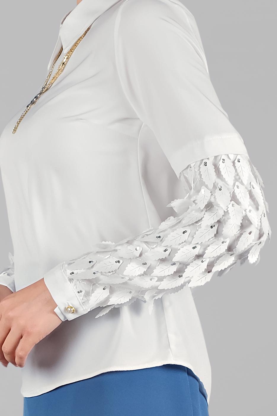 Vêtements hijab CRÈME  Chemisier T 6046