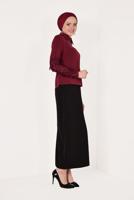 Vêtements hijab ROUGE BORDEAUX  Chemisier T 6046