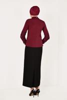 Vêtements hijab ROUGE BORDEAUX  Chemisier T 6046