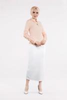 Vêtements hijab POUDRE  Chemisier T 6046 