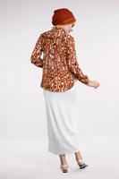 Vêtements hijab ORANGE  Chemisier T 8133 