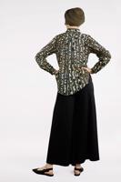 Vêtements hijab KAKI  Chemisier T 8133