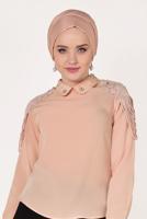 Vêtements hijab POUDRE  Chemisier T 8146