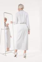 Hijab clothing ECRU T 8202 STN-BLUZ