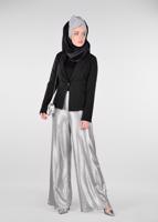 Tesettür giyim SİYAH İNCİ DETAYLI CEKET 4978 