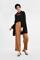 Tesettür giyim SİYAH KLASİK KESİM CEKET 59091