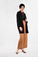 Tesettür giyim SİYAH KLASİK KESİM CEKET 59091