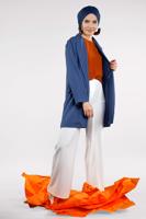 Tesettür giyim LACİVERT KLASİK KESİM CEKET 59091