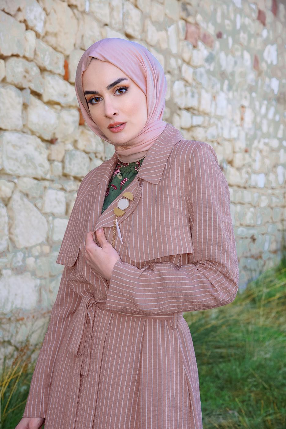 Vêtements hijab POUDRE Veste T 610992 