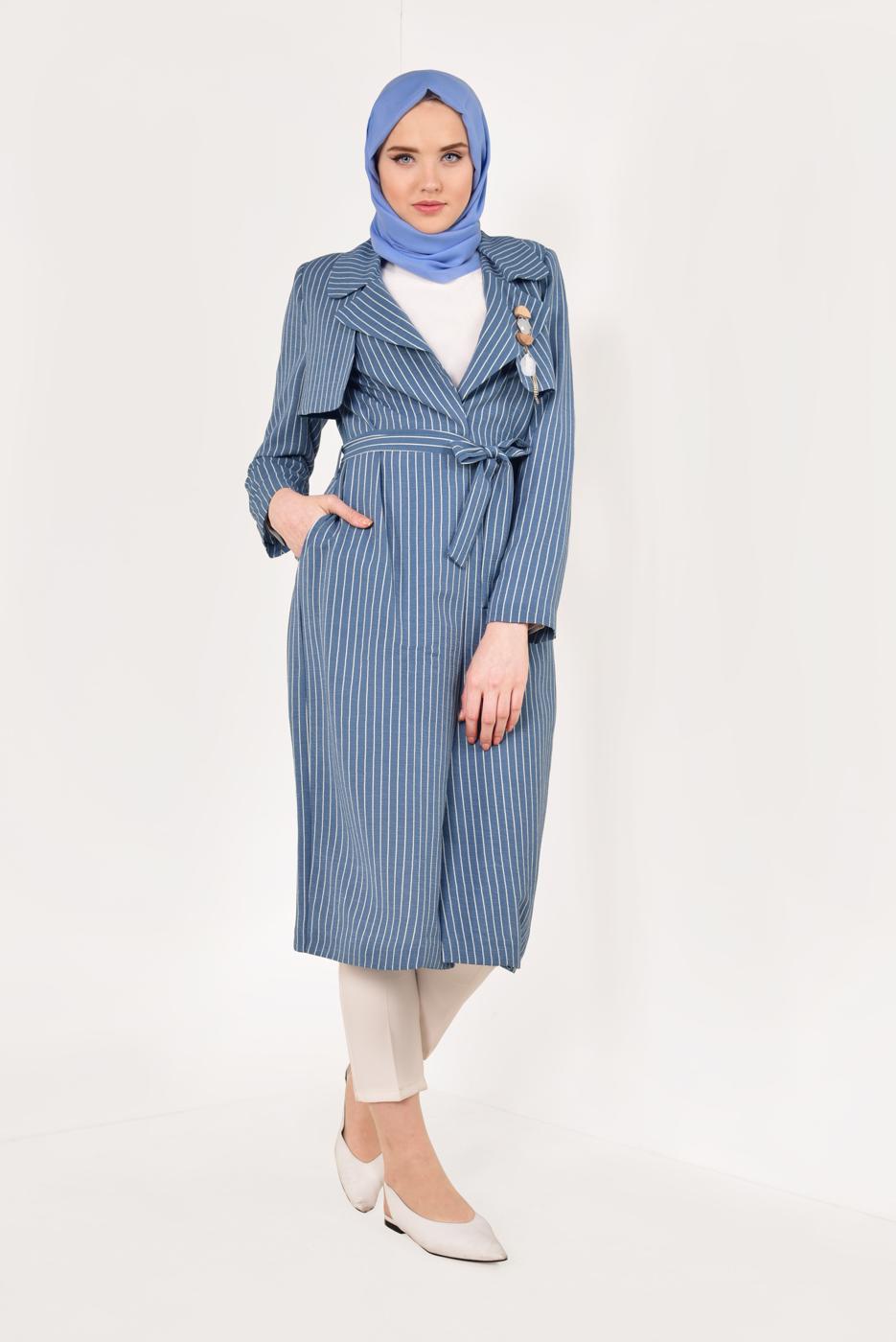 Vêtements hijab BLEU MARINE Veste T 610992 