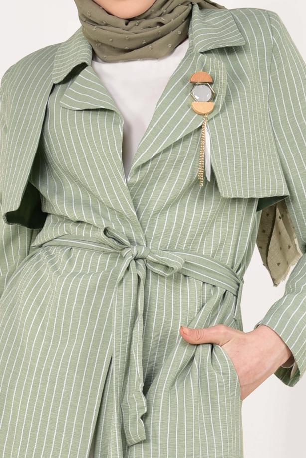 Vêtements hijab  Striped Seasonal Jacket T 610992  - TRENDTESETTÜR