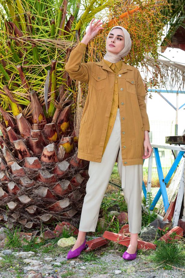 Vêtements hijab  Seasonal Light Jacket T 10891 - TRENDTESETTÜR