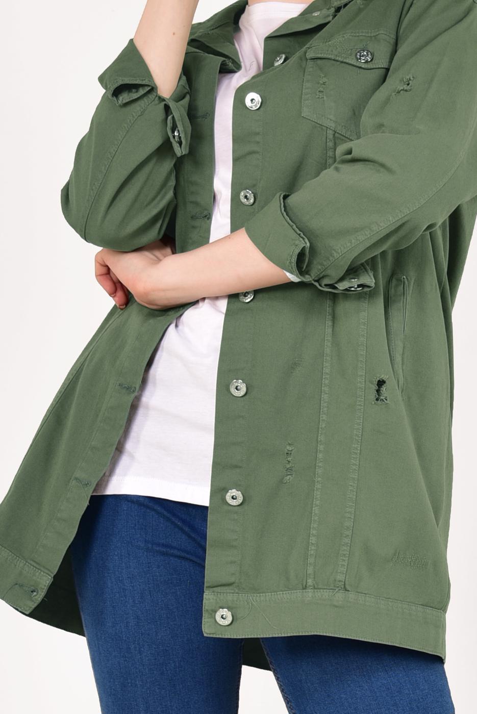 Hijab clothing KHAKI Seasonal Light Jacket T 10891