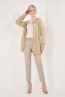 Tesettür giyim ALTIN SİMLİ FERMUARLI CEKET T 31881