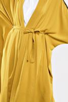 Tesettür giyim SARI YARASA KOL PUL DETAYLI CEKET 56291