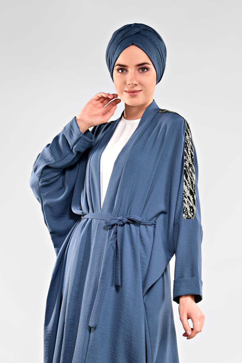 Vêtements hijab BLEU MARINE Veste T 56291