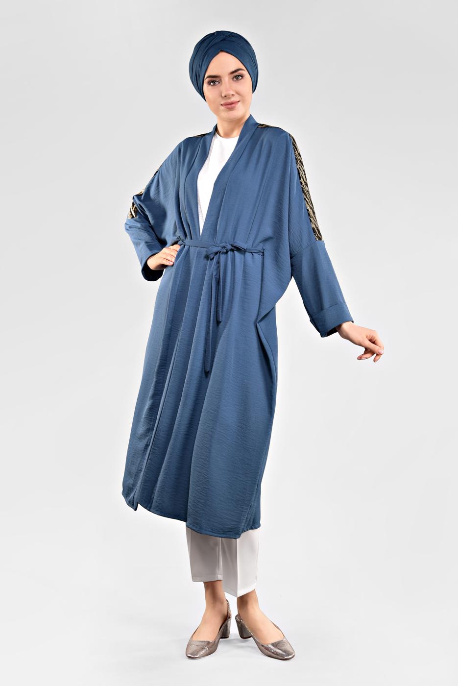 Vêtements hijab BLEU MARINE Veste T 56291