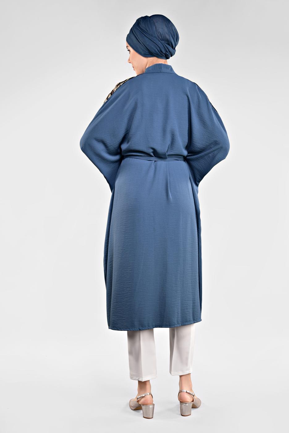 Vêtements hijab BLEU MARINE Veste T 56291