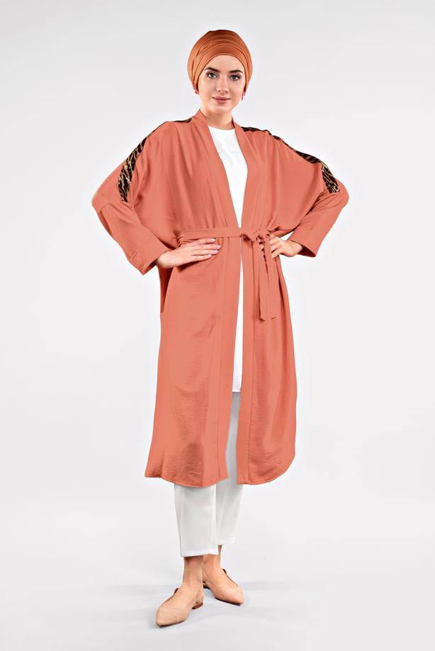 Vêtements hijab  Bat Sleeve  Sequin Detail Jacket T 56291 - TRENDTESETTÜR