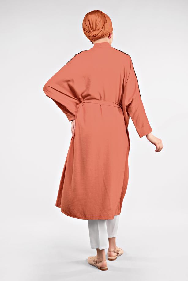 Vêtements hijab  Bat Sleeve  Sequin Detail Jacket T 56291 - TRENDTESETTÜR