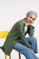 Vêtements hijab VERT Veste T 80891 