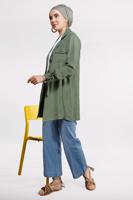 Vêtements hijab VERT Veste T 80891 