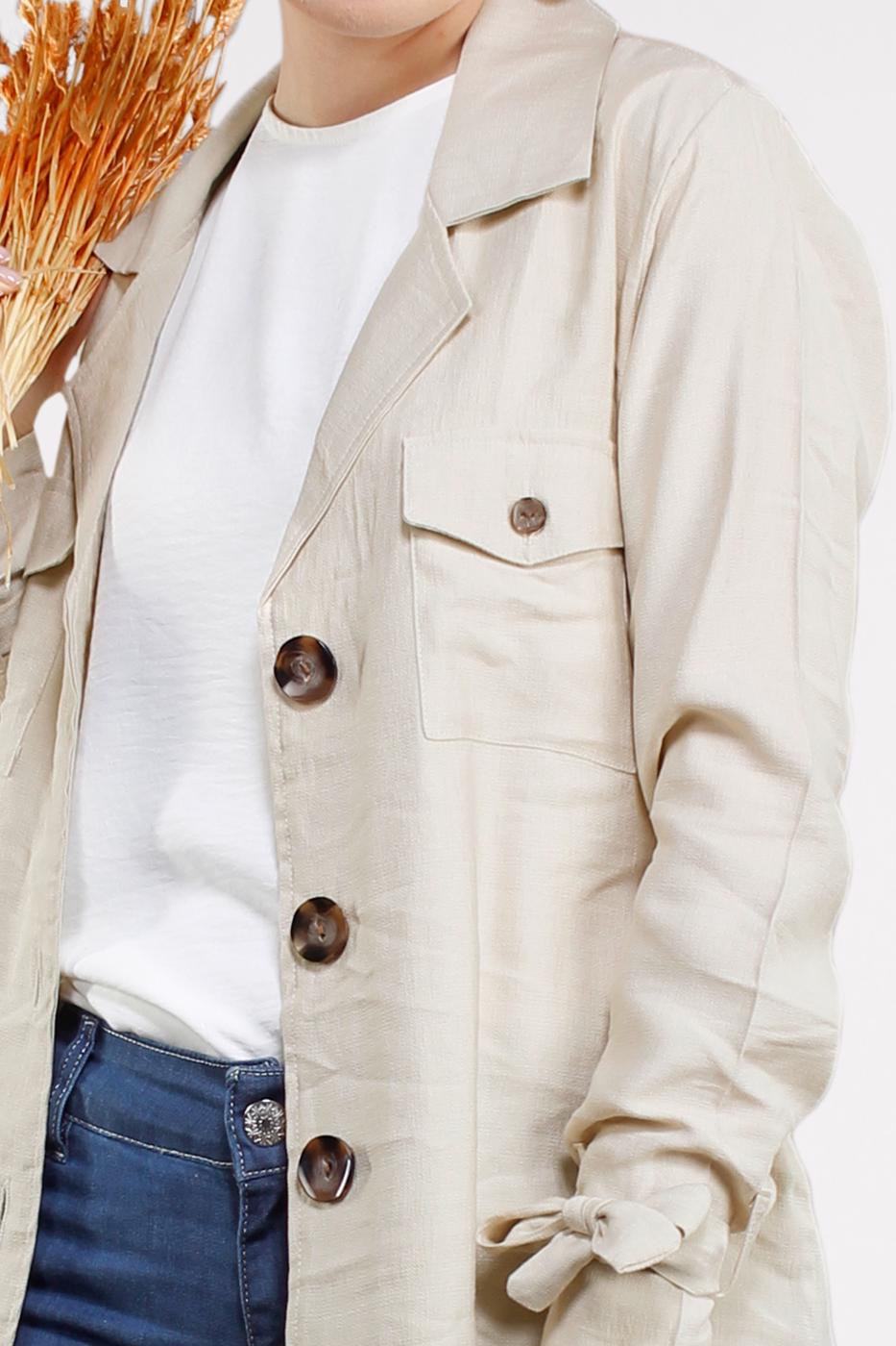 Vêtements hijab ÉCRU Veste T 80891 