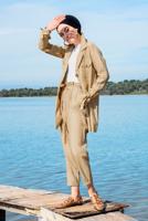 Vêtements hijab BRUN Veste T 80891 