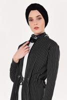 Vêtements hijab NOIR Veste T 1221 
