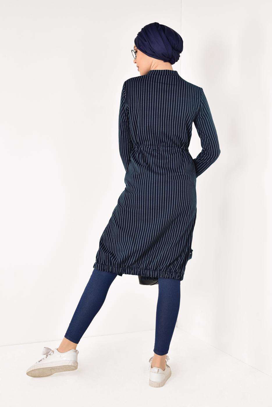 Vêtements hijab BLEU MARINE Veste T 1221 