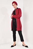 Vêtements hijab ROUGE Veste T 1617 