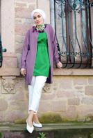 Vêtements hijab POURPRE Veste T 1617 