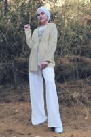 Vêtements hijab BEIGE Veste T 2234