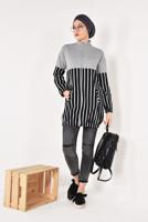 Vêtements hijab GRIS Veste T 2810 