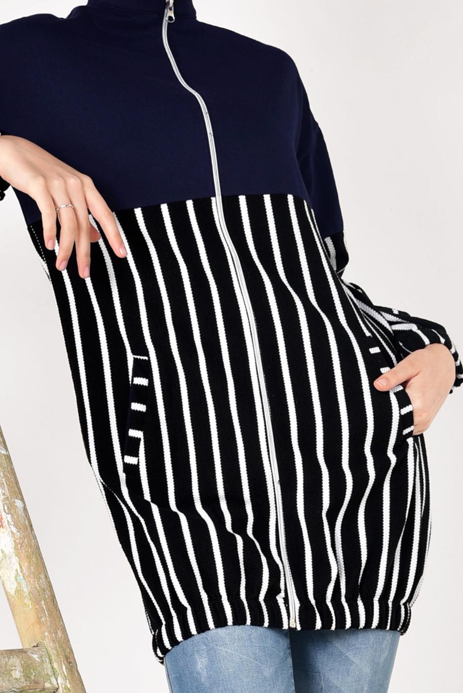 Vêtements hijab BLEU MARINE Veste T 2810 