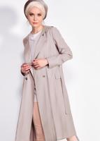 Tesettür giyim BEJ BELİ KUŞAKLI CEPLİ GİY ÇIK 4178