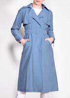 Tesettür giyim YEŞİL KOLLARI İNCİ DETAYLI KEMERLİ GİY ÇIK 4206 