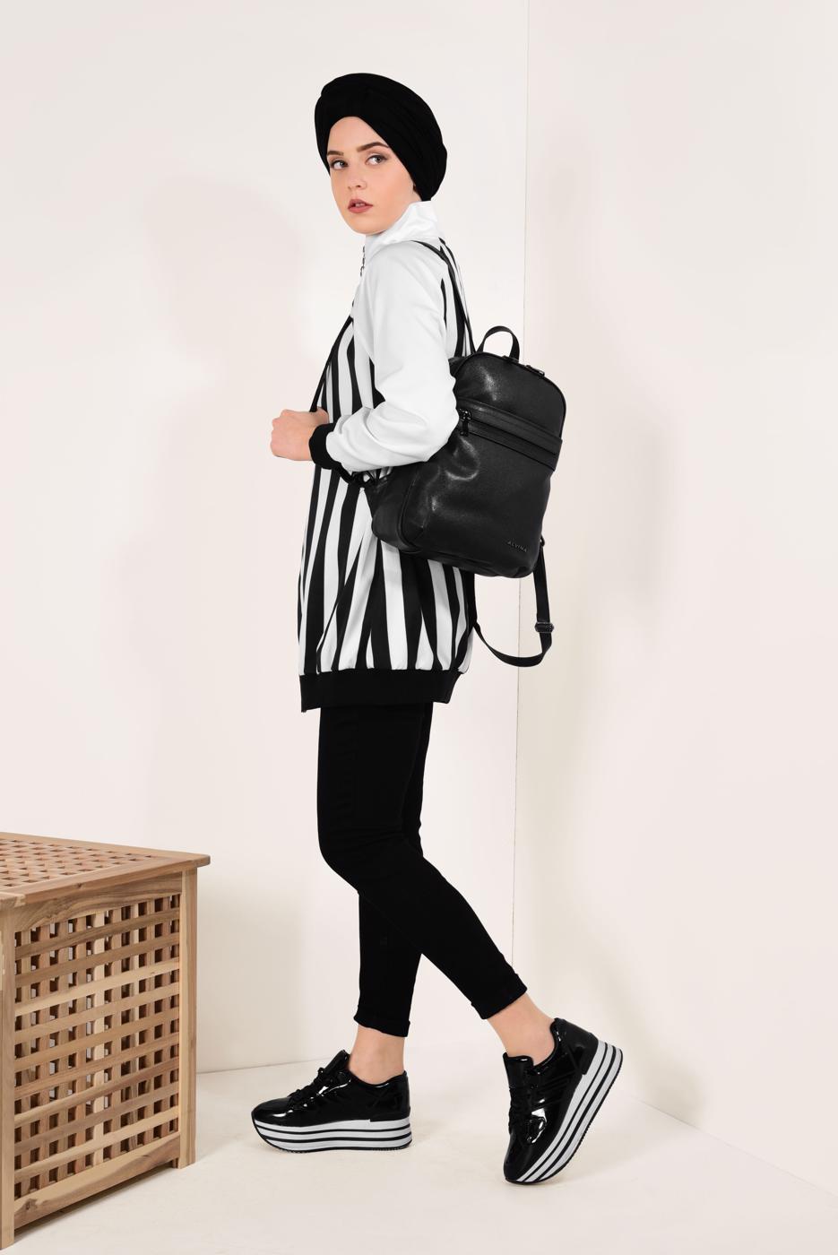 Vêtements hijab BLANC Veste T 4238 