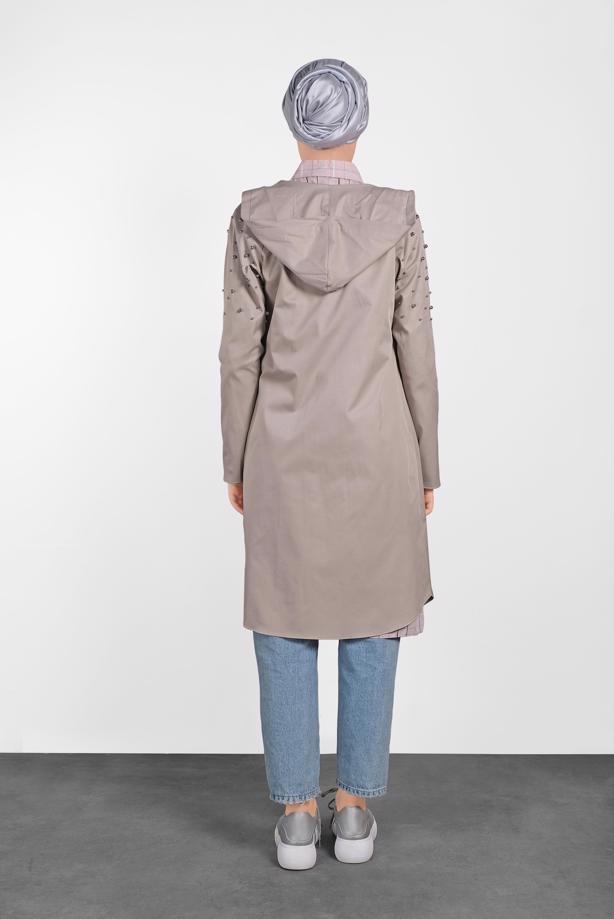 Vêtements hijab BEIGE Veste T 4247  - TRENDTESETTÜR