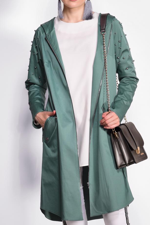Vêtements hijab VERT Veste T 4247  - TRENDTESETTÜR
