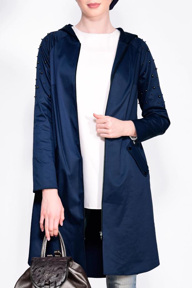 Vêtements hijab BLEU MARINE Veste T 4247  - TRENDTESETTÜR