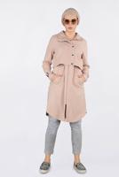 Tesettür giyim PUDRA BİLEKLERİ KEMERLİ ÇITÇIT DETAYLI GİY ÇIK 4251 