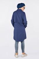 Tesettür giyim LACİVERT BİLEKLERİ KEMERLİ ÇITÇIT DETAYLI GİY ÇIK 4251 