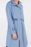 Tesettür giyim MAVİ BİLEKLERİ KEMERLİ ÇITÇIT DETAYLI GİY ÇIK 4251 