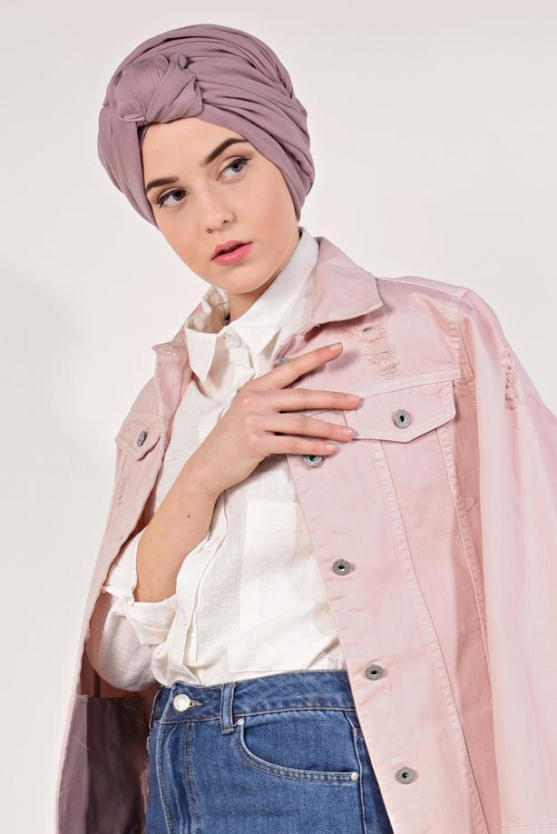Hijab-Kleidung  ESKİTME YIRTIK KOT CEKET T 7505 - TRENDTESETTÜR