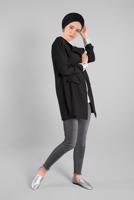 Vêtements hijab NOIR Veste T 8134 