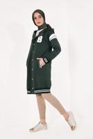 Vêtements hijab KAKI Veste T 9738 