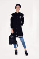 Vêtements hijab BLEU MARINE Veste T 9738 