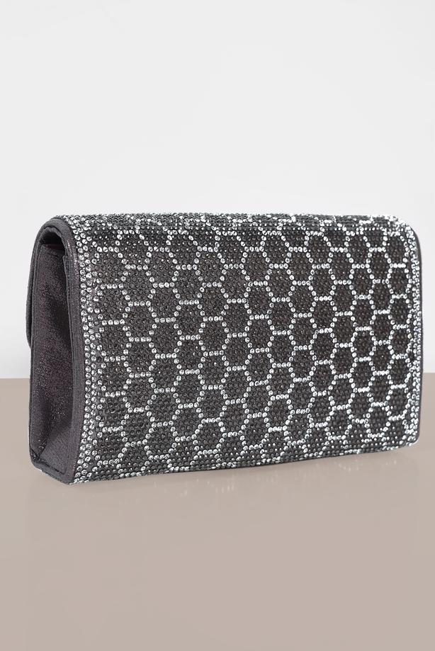 Tesettür giyim BEJ ALVİNA ABİYE ÇANTA 422  - TRENDTESETTÜR